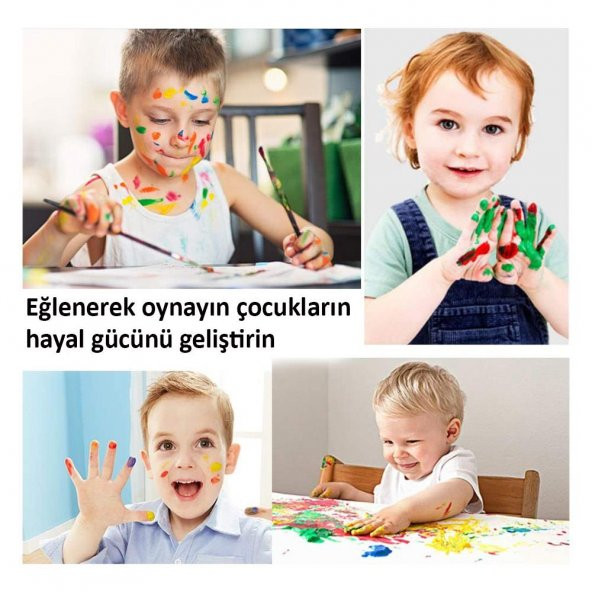 Parmak Boyası 6 Renk 1 Paket My Dido 6 Lı Parmak Boyası 1 Paket - 2