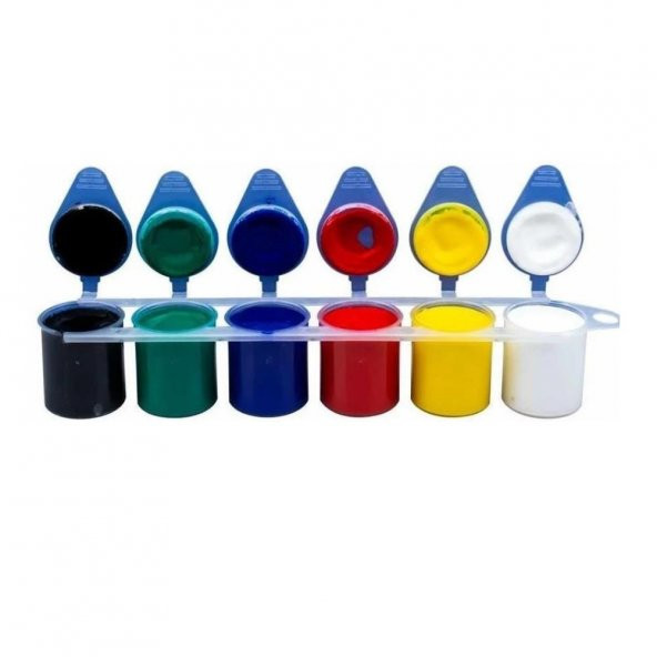 Parmak Boyası 6 Renk 1 Paket My Dido 6 Lı Parmak Boyası 1 Paket - 4