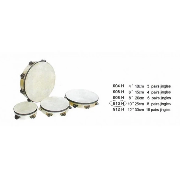 FOCUS FC910H 10\" Tamburin Tef - Resim 2