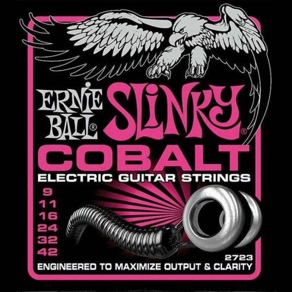 Ernie Ball P02723 Cobalt Elektro Gitar Teli (9-42) - Resim 2