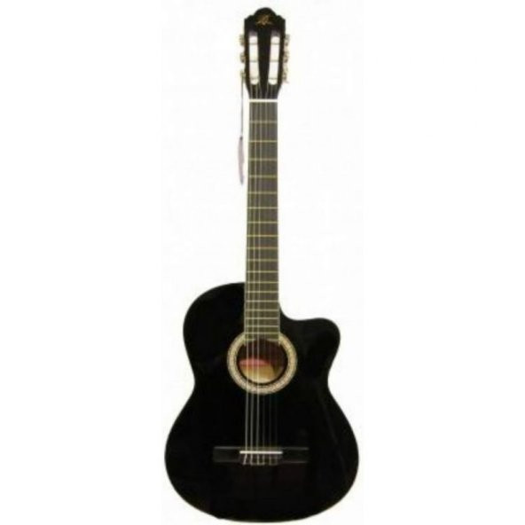 Barcelona LC 3900 CEQ BK Elektro Klasik Gitar - Resim 2