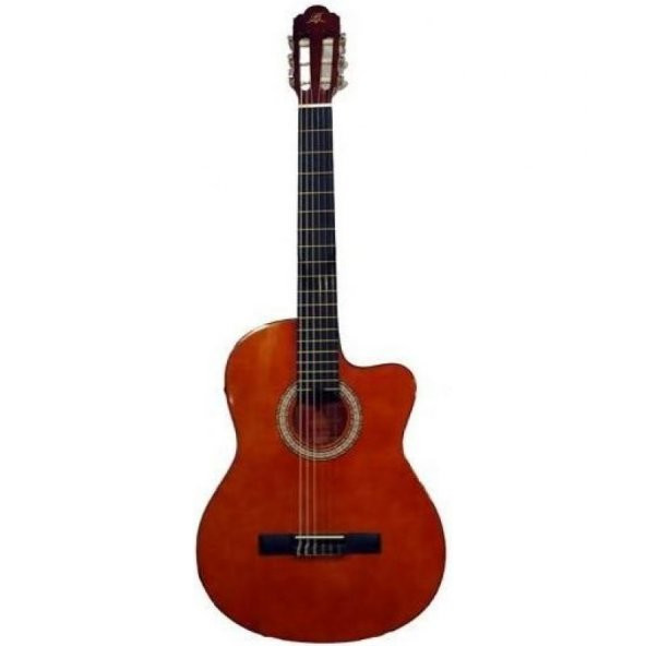 Barcelona LC 3900 CYW Kahverengi Cutaway Klasik Gitar - Resim 2