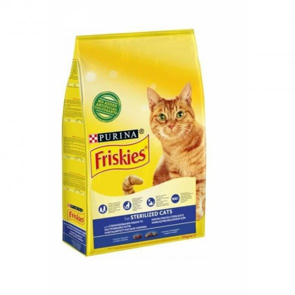 Friskies Sterilised Somonlu Kısırlaştırılmış Kedi Maması 10 kg