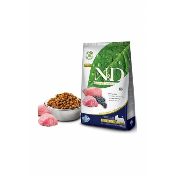 N&D Prime Kuzu Etli Küçük Irk Yetişkin Köpek Maması 7 Kg