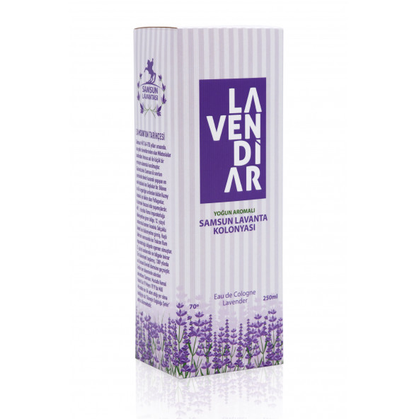 Lavendiar Yoğun Aromalı Samsun Lavanta Kolonyası 250 Ml - 2