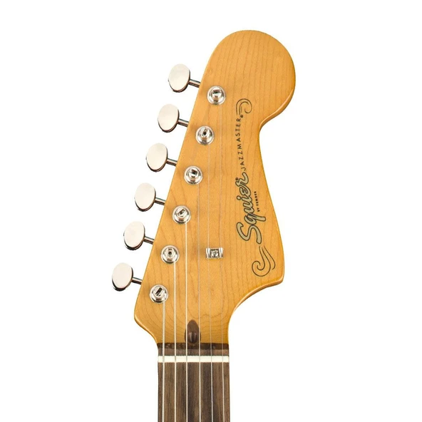 Squier Classic Vibe 60s Jazzmaster Laurel Klavye 3-Color Sunburst Elektro Gitar - Resim 5