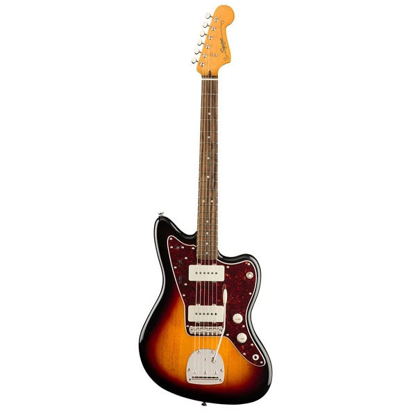 Squier Classic Vibe 60s Jazzmaster Laurel Klavye 3-Color Sunburst Elektro Gitar - Resim 2
