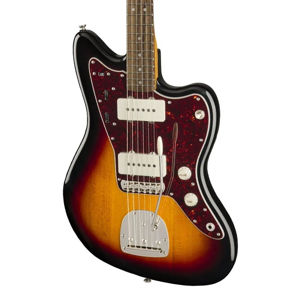 Squier Classic Vibe 60s Jazzmaster Laurel Klavye 3-Color Sunburst Elektro Gitar - Resim 4