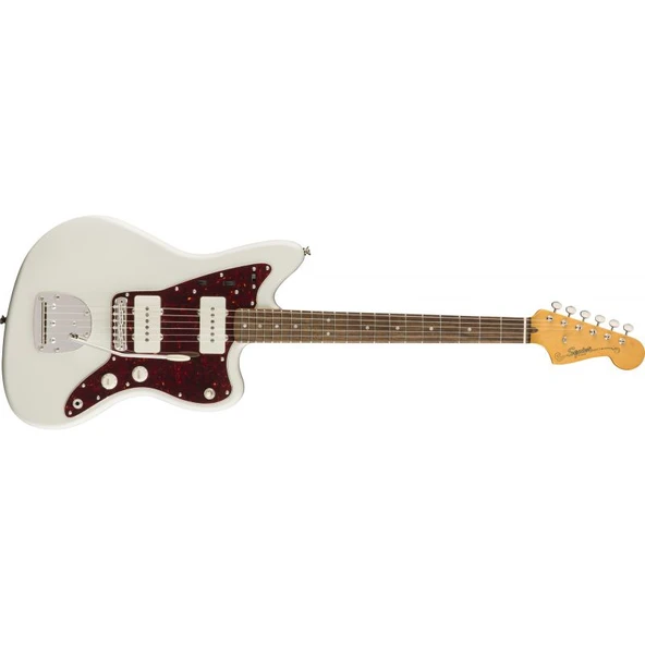Squier Classic Vibe 60s Jazzmaster Laurel Klavye Olympic White Elektro Gitar - 1