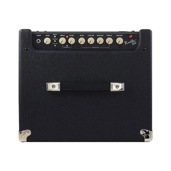 Fender Rumble 100 V3 Siyah/Gümüş Bas Gitar Amfisi - Resim 4