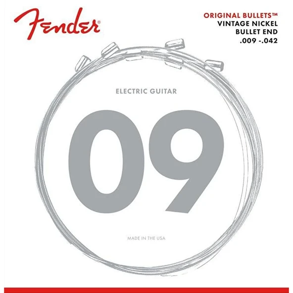 Fender Original Bullet 3150L Pure Nickel .009-.042 Elektro Gitar Teli - 2