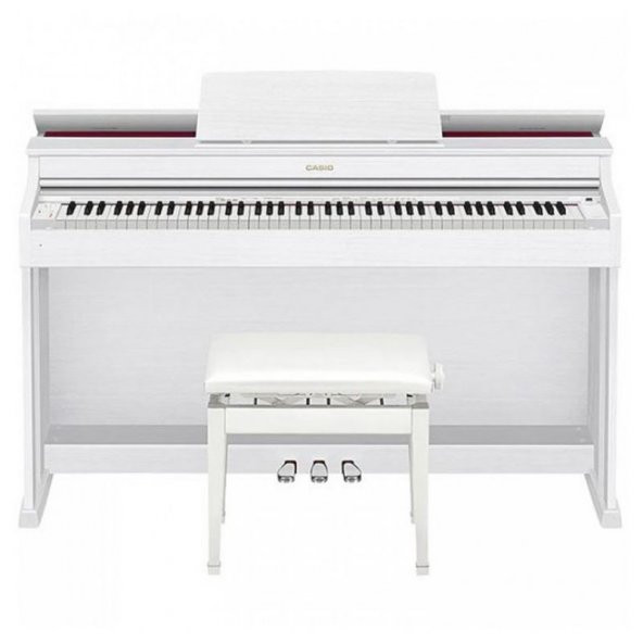 Casio AP-470 Dijital Piyano (Mat Beyaz) - 1