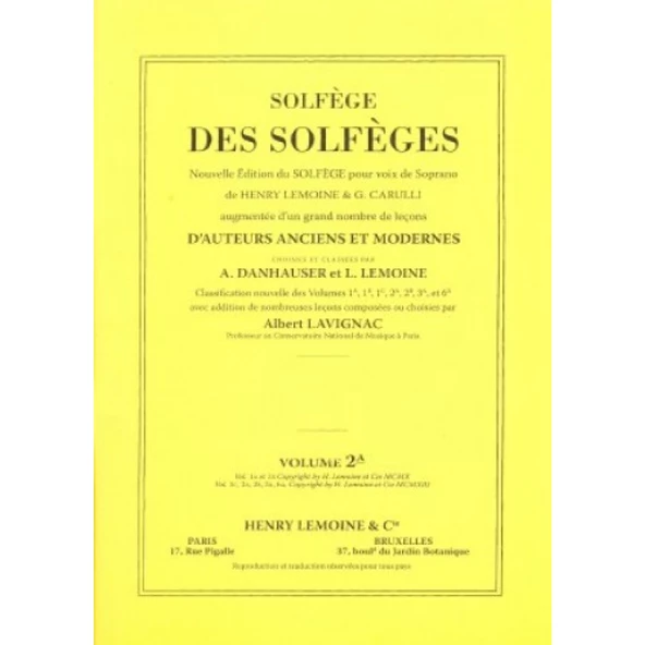 Des Solfeges 2A