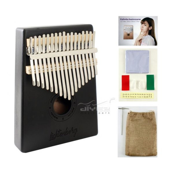Lichtenberg AKM-100 17 Tuşlu Siyah Kalimba ürün görseli 1