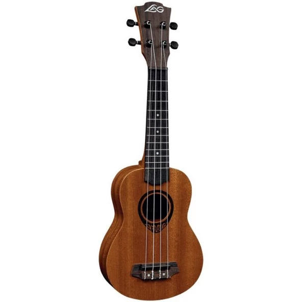 LAG GLU TKU10S Tiki Soprano Natural Ukulele - 2