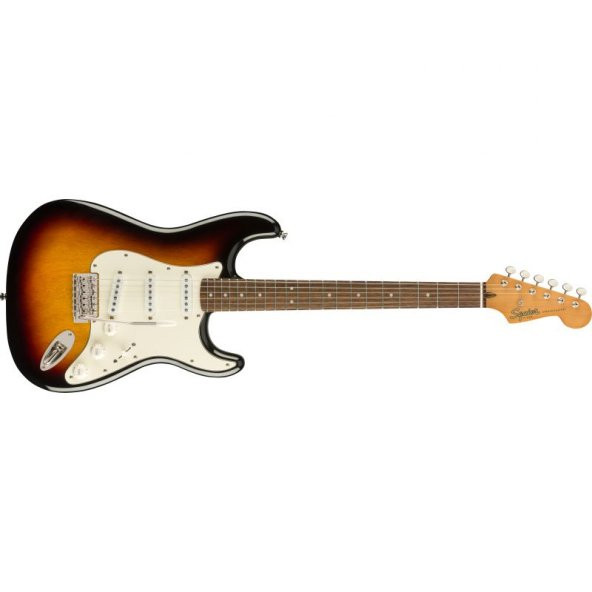 Squier Classic Vibe 60s Stratocaster Laurel Klavye 3-Color Sunburst Elektro Gitar