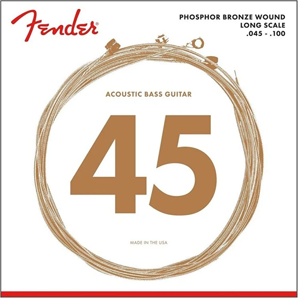 Fender 8060 Phosphor Bronze Long Scale .45-.100 Akustik Bas Gitar Teli - 2