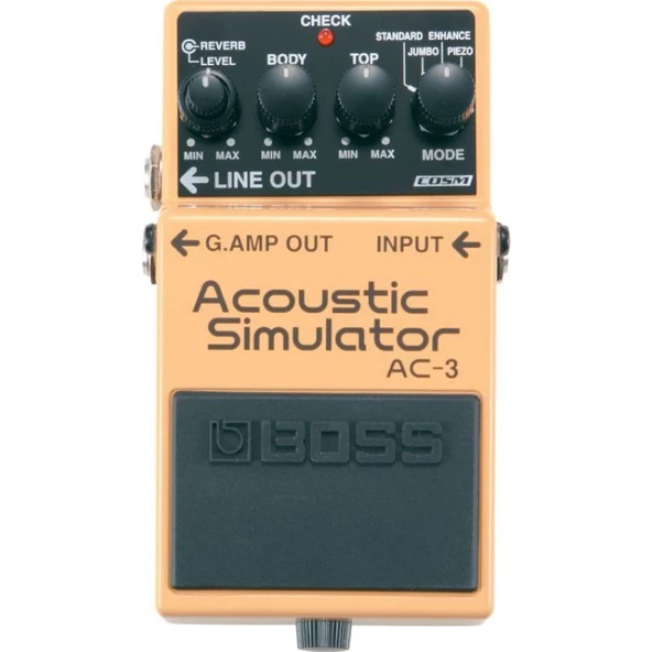 Boss AC-3 Acoustic Simulator Compact Pedal - Resim 2