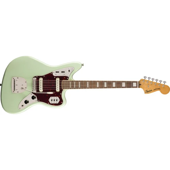 Squier Classic Vibe 70s Jaguar Laurel Klavye Surf Green Elektro Gitar