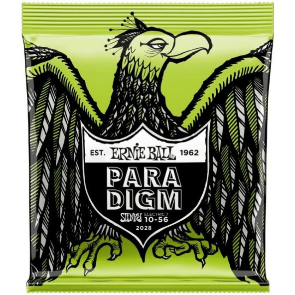 ERNIE BALL P02028 Paradigm 7 telli Regular Slinky 10-56 Elektro Gitar Tel Seti - 2