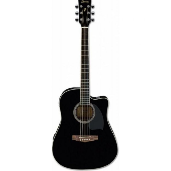 Ibanez PF15ECE-BK Elektro Akustik Gitar - Resim 2