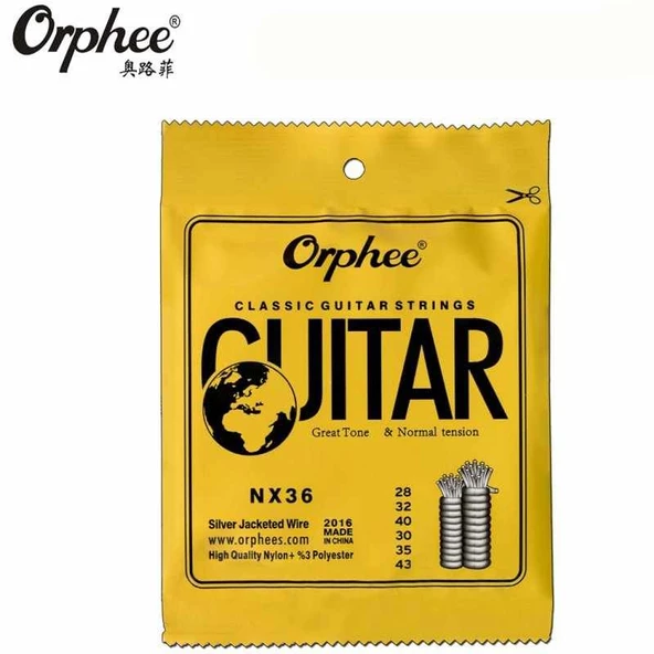 Orphee NX36 028-043 Klasik Gitar Teli - 1