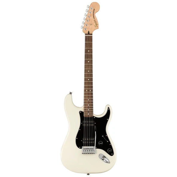 Squier Affinity Stratocaster HH Laurel Klavye Olympic White Elektro Gitar - 2