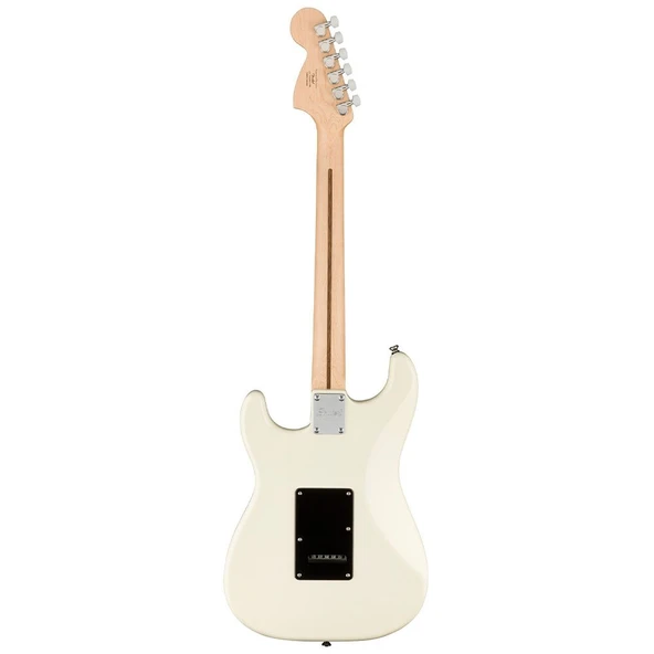 Squier Affinity Stratocaster HH Laurel Klavye Olympic White Elektro Gitar - 3