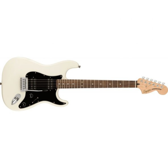 Squier Affinity Stratocaster HH Laurel Klavye Olympic White Elektro Gitar