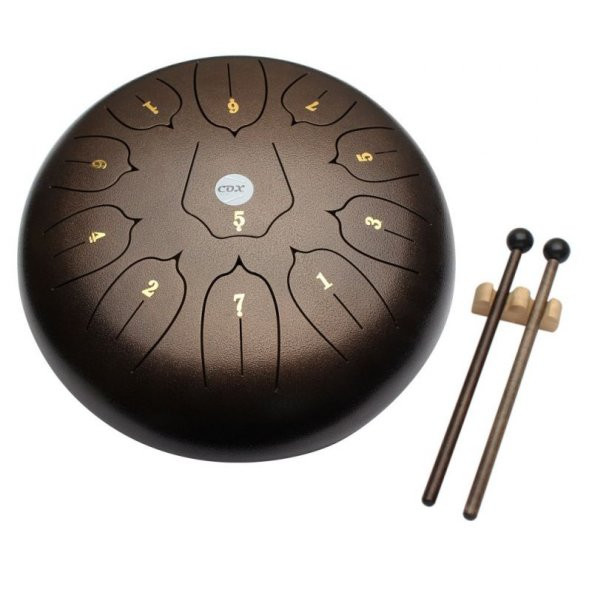 Cox Steel Tongue Drum - Kahverengi