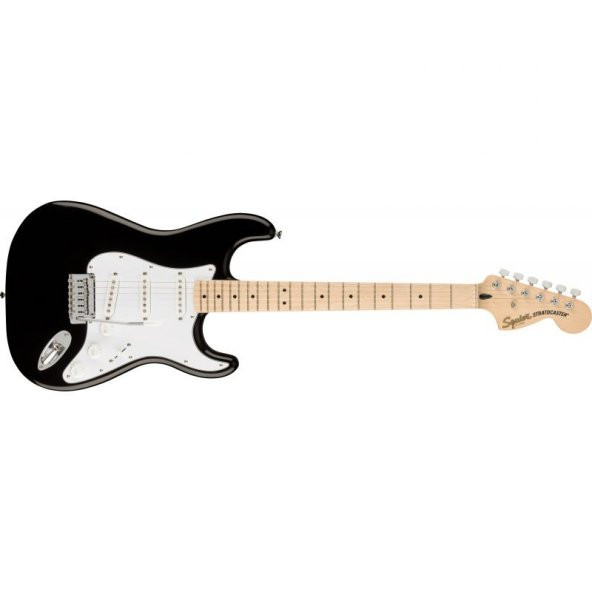 Squier Affinity Stratocaster Akçaağaç Klavye Black Elektro Gitar