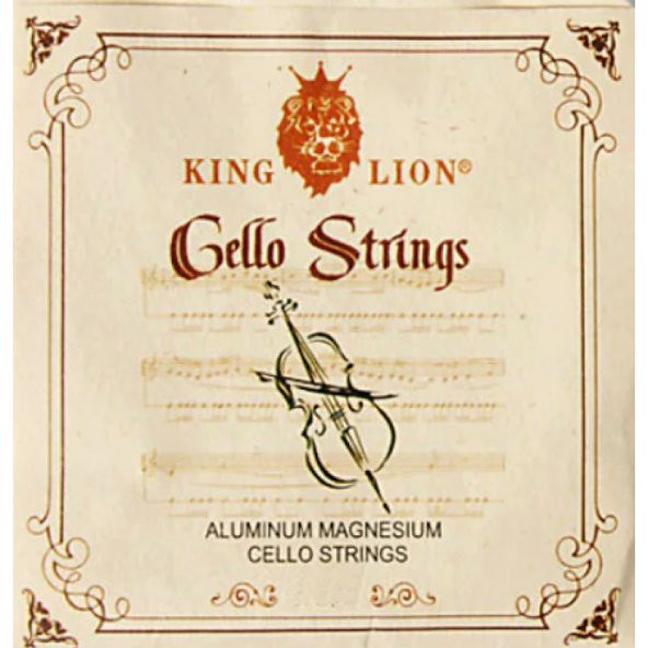 King Lion C113 Çello Takım Tel