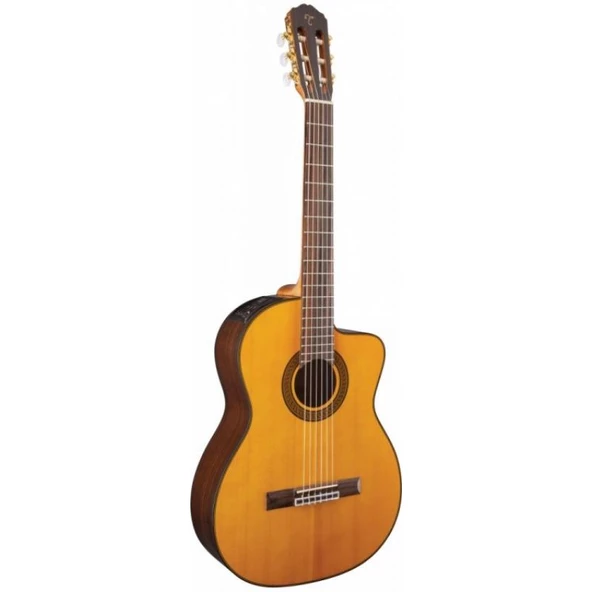 TAKAMINE GC5CE NAT CLASSIC GUITARS Classic CUTAWAY SOLID SPRUCE TOP ROSEWOOD BACK & SIDES TP-4T PREAMP