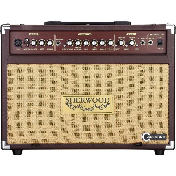 Carlsbro Sherwood30R 30 Watt Akustik Amfi (Reverb) ürün görseli