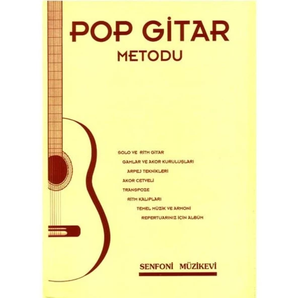 Senfoni Yayınları Pop Gitar Metodu