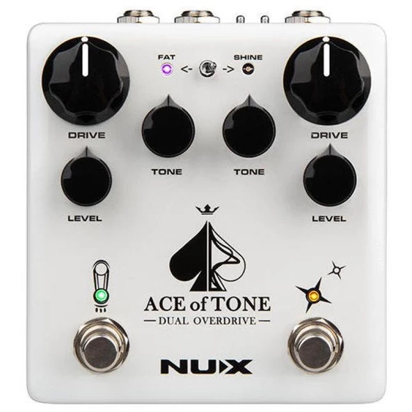 Nux Ace Of Tone Dual Overdrive Pedalı ürün görseli
