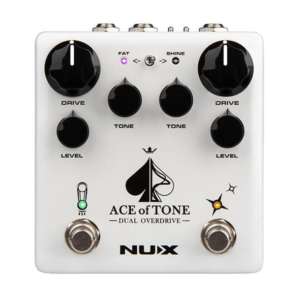 Nux Ace Of Tone Dual Overdrive Pedalı - Resim 2