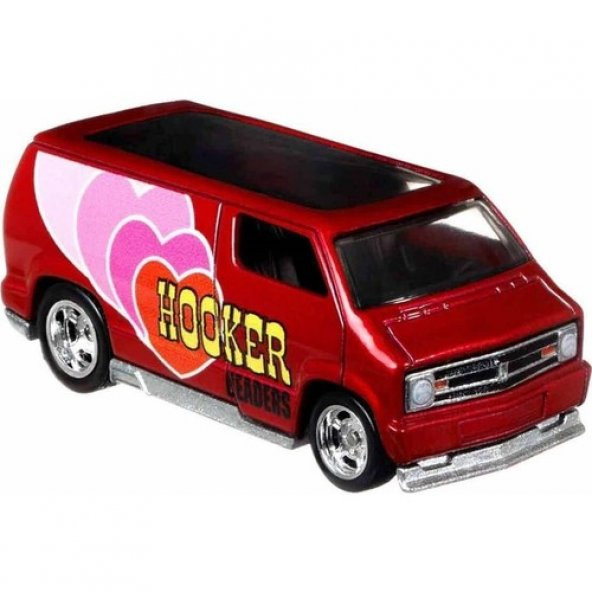Hot Wheels Premium Pop Culture Series - CUSTOM 77 DODGE VAN HOOKER HEADERS - 2