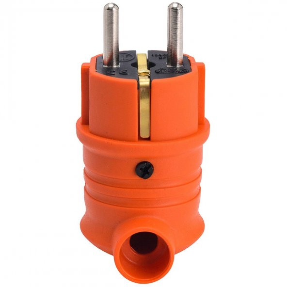 Bylion Monofaze Kauçuk Erkek Eğik Fiş Turuncu - 3