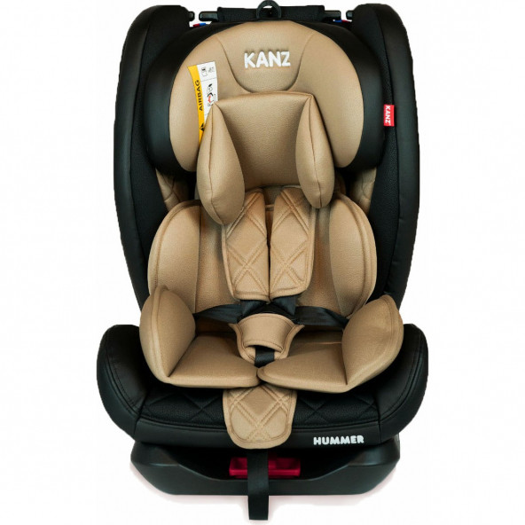 Kanz Hummer 0-36 kg 360 ° Dönebilen İsofix'li Oto Koltuğu Bej - 4