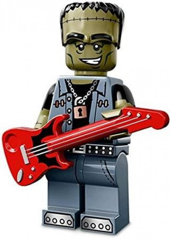 Lego Minifigür 71010 - Seri 14 Monsters - Monster Rocker