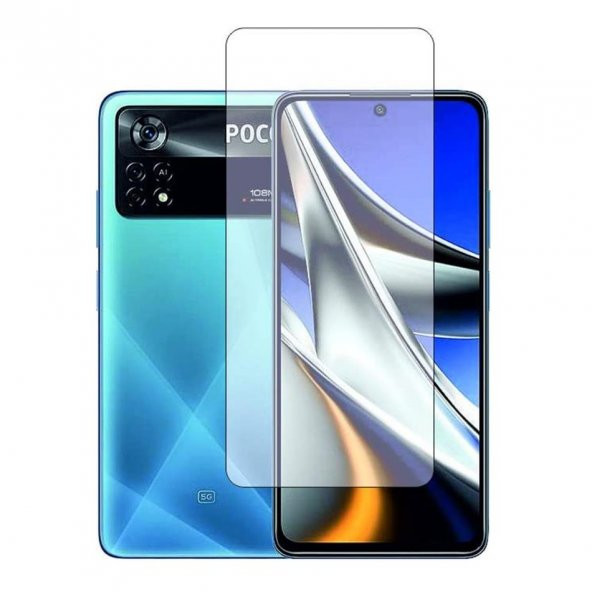 Xiaomi Poco X4 Pro 5G Kılıf Negro Karbon Desen Silikon + Temperli Kırılmaz Cam - 5