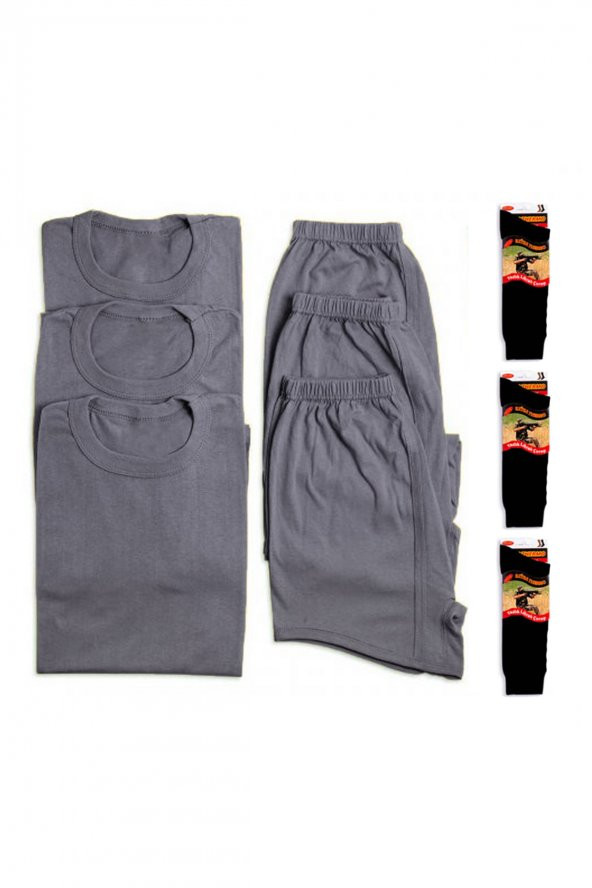 3lü Havacı Asker Giyim Seti - Fanila Don Çorap - Kütahya Havacı Asker Malzemeleri
