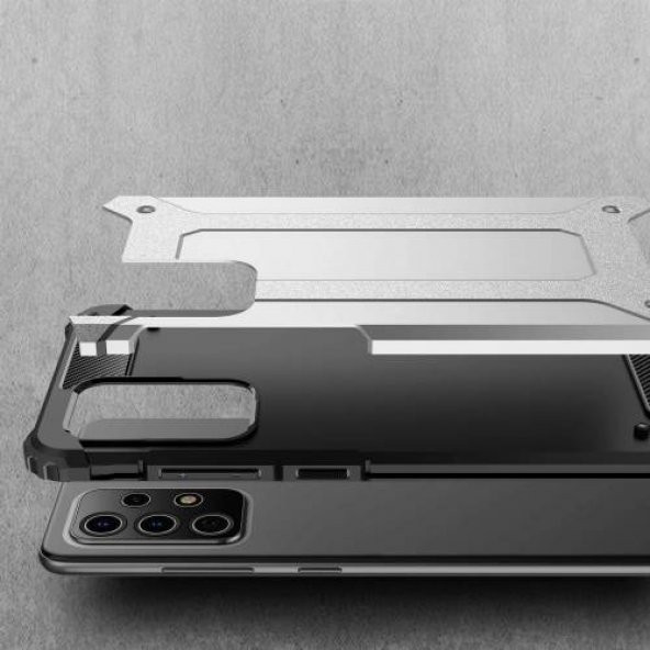 Samsung Galaxy A73 Kılıf Crash Çift Katmanlı Darbe Korumalı+Ekran Koruyucu Cam - 2