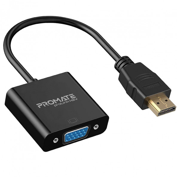 Promate Prolink-H2V Hdmı - Vga Dönüştürücü Çevirici Adaptör 1080p Erkek - Dişi