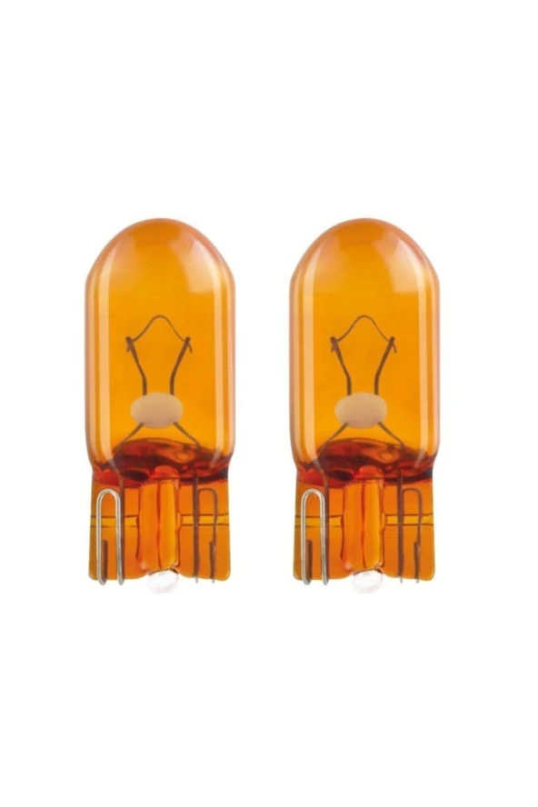 Wy5w T10 Dipsiz Turuncu Ampul 12v 5w (2 Adet)