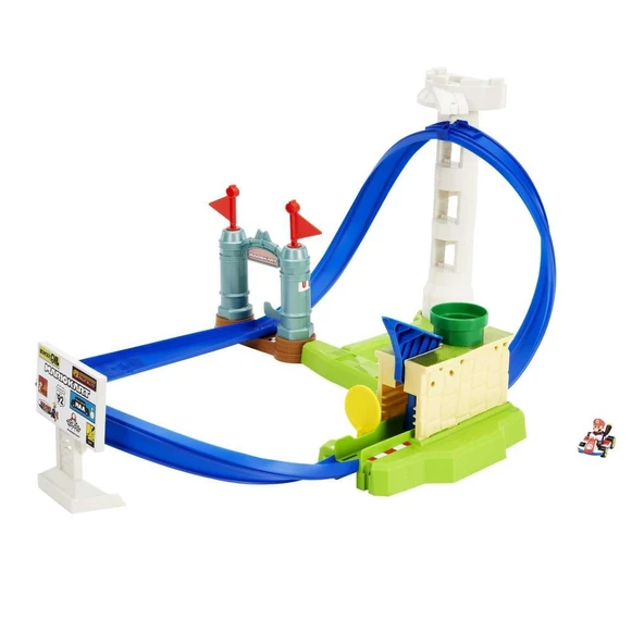 Mattel Lisanslı Ürün Hot Wheels Mario Kart Keskin Dönüşler Pist HGK59