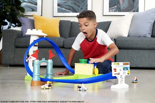Mattel Lisanslı Ürün Hot Wheels Mario Kart Keskin Dönüşler Pist HGK59 - 6