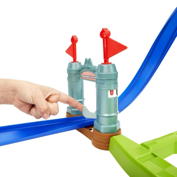 Mattel Lisanslı Ürün Hot Wheels Mario Kart Keskin Dönüşler Pist HGK59 - 3