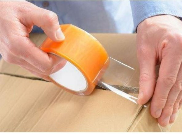 Yılca Akrilik Şeffaf 45x80 Metre 4lü 1.Sınıf Koli Bandı - 3